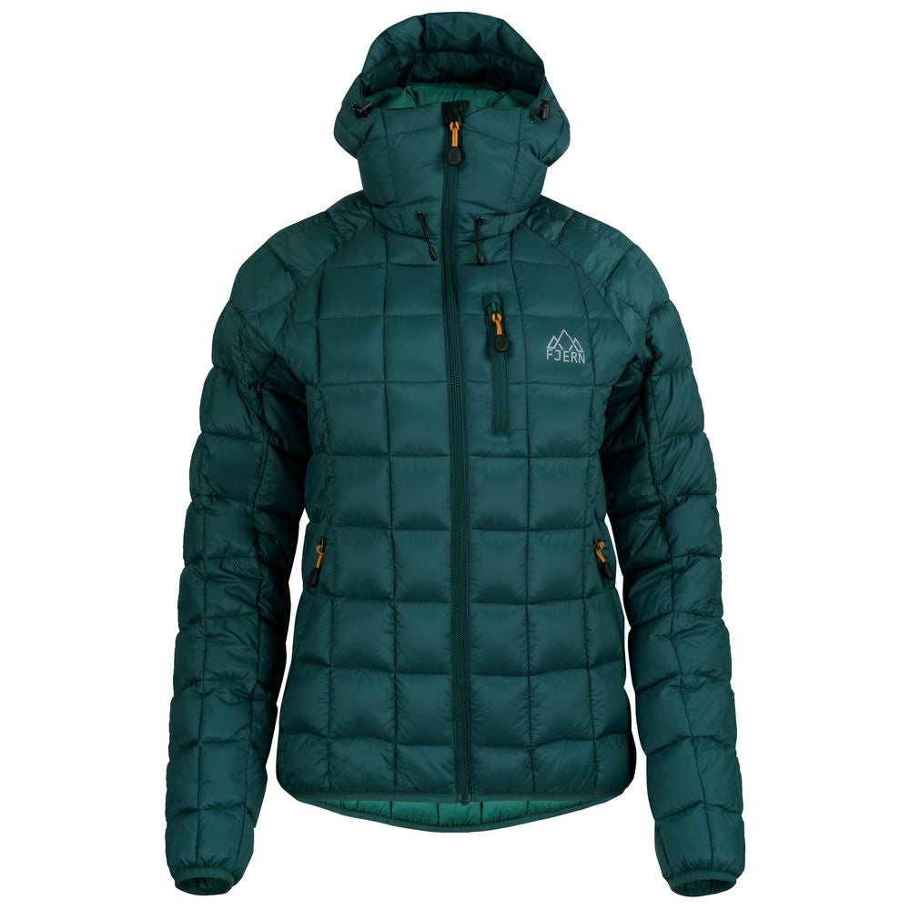 Fjern - Womens Eldur Eco Insulated Jacket (Emerald) | The Eldur Jacket is your essential lightweight, warm, and sustainable choice for outdoor adventures