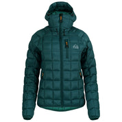 Fjern - Womens Eldur Eco Insulated Jacket (Emerald) | The Eldur Jacket is your essential lightweight, warm, and sustainable choice for outdoor adventures