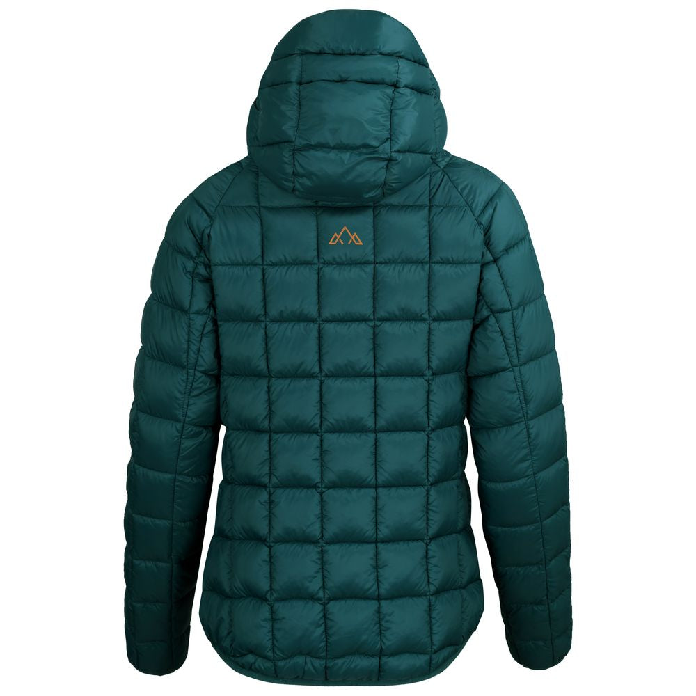 Fjern - Womens Eldur Eco Insulated Jacket (Emerald) | The Eldur Jacket is your essential lightweight, warm, and sustainable choice for outdoor adventures