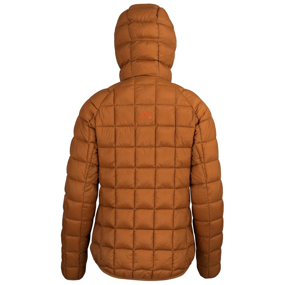 Fjern - Womens Eldur Eco Insulated Jacket (Mustard) | The Eldur Jacket is your essential lightweight, warm, and sustainable choice for outdoor adventures