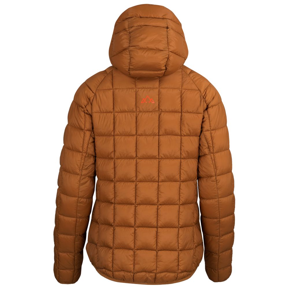 Fjern - Womens Eldur Eco Insulated Jacket (Mustard) | The Eldur Jacket is your essential lightweight, warm, and sustainable choice for outdoor adventures