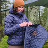 Fjern - Womens Eldur Eco Insulated Jacket (Storm Grey) | The Eldur Jacket is your essential lightweight, warm, and sustainable choice for outdoor adventures