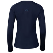 Fjern - Womens Första Merino Blend Long Sleeve Crew Baselayer (Navy) | Explore the outdoors with the Första, a versatile and lightweight technical crew top designed for the active adventurer