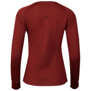Fjern - Womens Första Merino Blend Long Sleeve Crew Baselayer (Rust) | Explore the outdoors with the Första, a versatile and lightweight technical crew top designed for the active adventurer