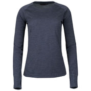 Fjern - Womens Första Merino Blend Long Sleeve Crew Baselayer (Storm Grey) | Explore the outdoors with the Första, a versatile and lightweight technical crew top designed for the active adventurer