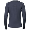 Fjern - Womens Första Merino Blend Long Sleeve Crew Baselayer (Storm Grey) | Explore the outdoors with the Första, a versatile and lightweight technical crew top designed for the active adventurer