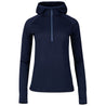 Fjern - Womens Första Merino Blend Long Sleeve Hoodie Baselayer (Navy) | Embark on your next adventure with the Första Hoodie, a lightweight and high-performance technical hoodie