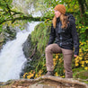 Fjern - Womens Forsvar Eco Waterproof Jacket (Black) | A testament to sustainable exploration, the Forsvar integrates planet-conscious waterproofing with a 15k/15k ecoSHIELD® fabric, crafted entirely from recycled polyester