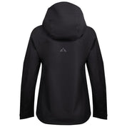 Fjern - Womens Forsvar Eco Waterproof Jacket (Black) | A testament to sustainable exploration, the Forsvar integrates planet-conscious waterproofing with a 15k/15k ecoSHIELD® fabric, crafted entirely from recycled polyester
