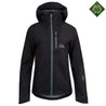 Fjern - Womens Forsvar Eco Waterproof Jacket (Black) | A testament to sustainable exploration, the Forsvar integrates planet-conscious waterproofing with a 15k/15k ecoSHIELD® fabric, crafted entirely from recycled polyester