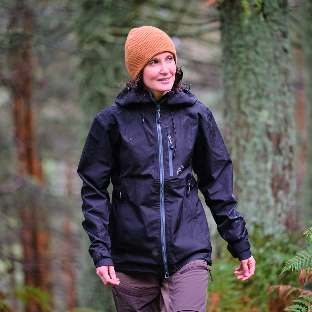 Womens Forsvar Eco Waterproof Jacket (Black)