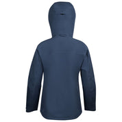 Fjern - Womens Forsvar Eco Waterproof Jacket (Indigo) | A testament to sustainable exploration, the Forsvar integrates planet-conscious waterproofing with a 15k/15k ecoSHIELD® fabric, crafted entirely from recycled polyester