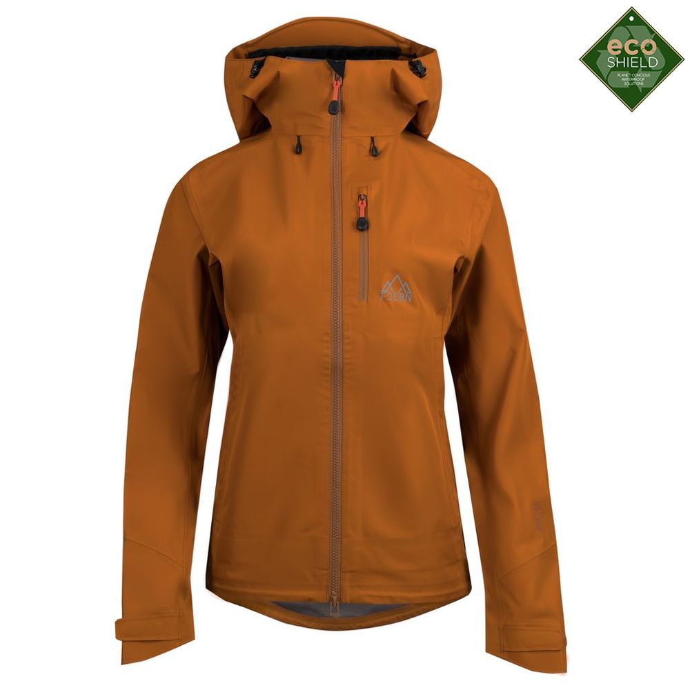 Fjern - Womens Forsvar Eco Waterproof Jacket (Mustard)