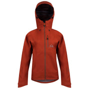 Fjern - Womens Forsvar Eco Waterproof Jacket (Spice) | A testament to sustainable exploration, the Forsvar integrates planet-conscious waterproofing with a 15k/15k ecoSHIELD® fabric, crafted entirely from recycled polyester