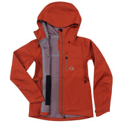 Fjern - Womens Forsvar Eco Waterproof Jacket (Spice) | A testament to sustainable exploration, the Forsvar integrates planet-conscious waterproofing with a 15k/15k ecoSHIELD® fabric, crafted entirely from recycled polyester