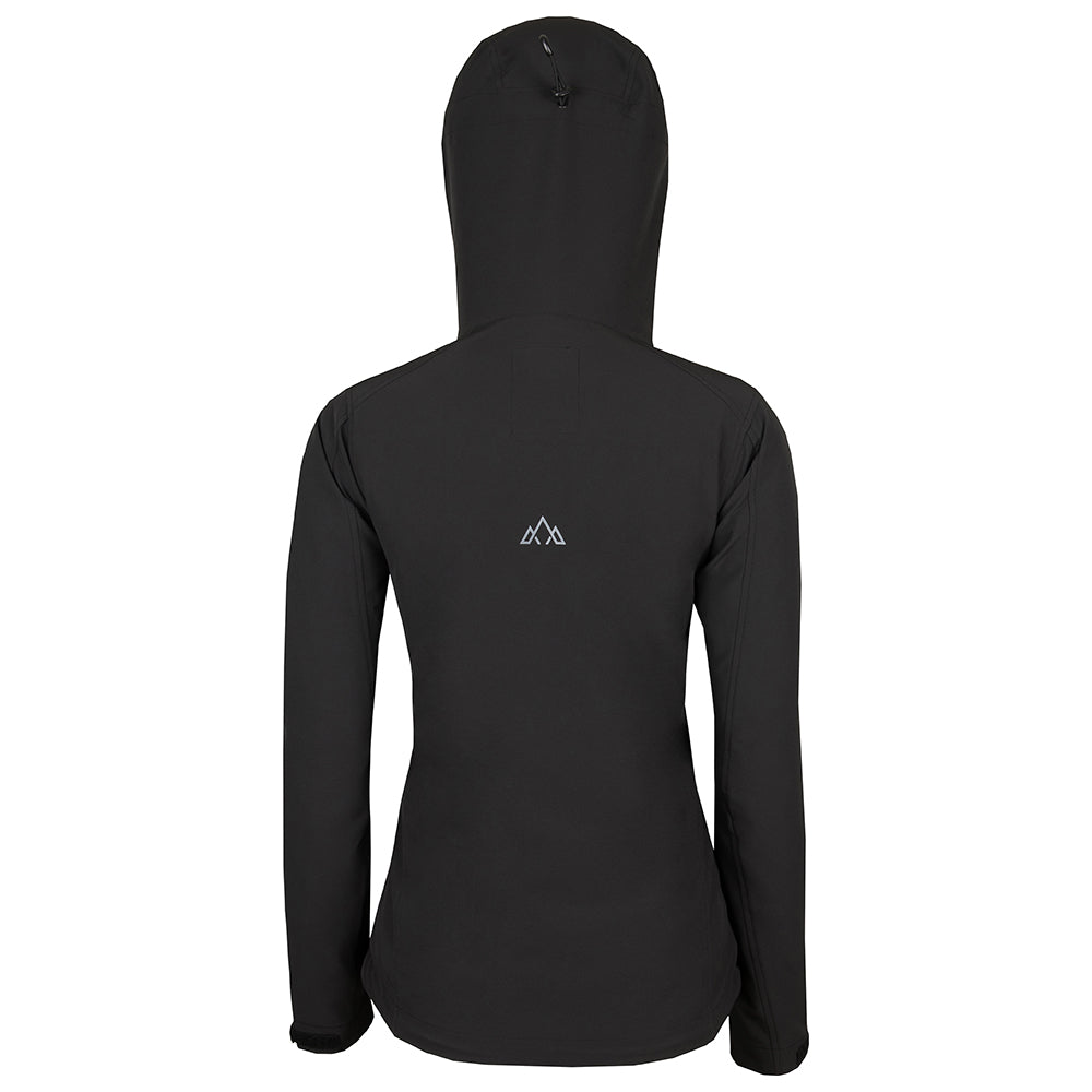 Fjern - Womens Grenser Softshell Jacket (Black/Charcoal) | Conquer the mountains with the Grenser softshell, the ultimate jacket for alpine adventures