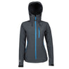 Fjern - Womens Grenser Softshell Jacket (Charcoal/Cobalt) | Conquer the mountains with the Grenser softshell, the ultimate jacket for alpine adventures