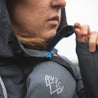 Fjern - Womens Grenser Softshell Jacket (Charcoal/Cobalt) | Conquer the mountains with the Grenser softshell, the ultimate jacket for alpine adventures