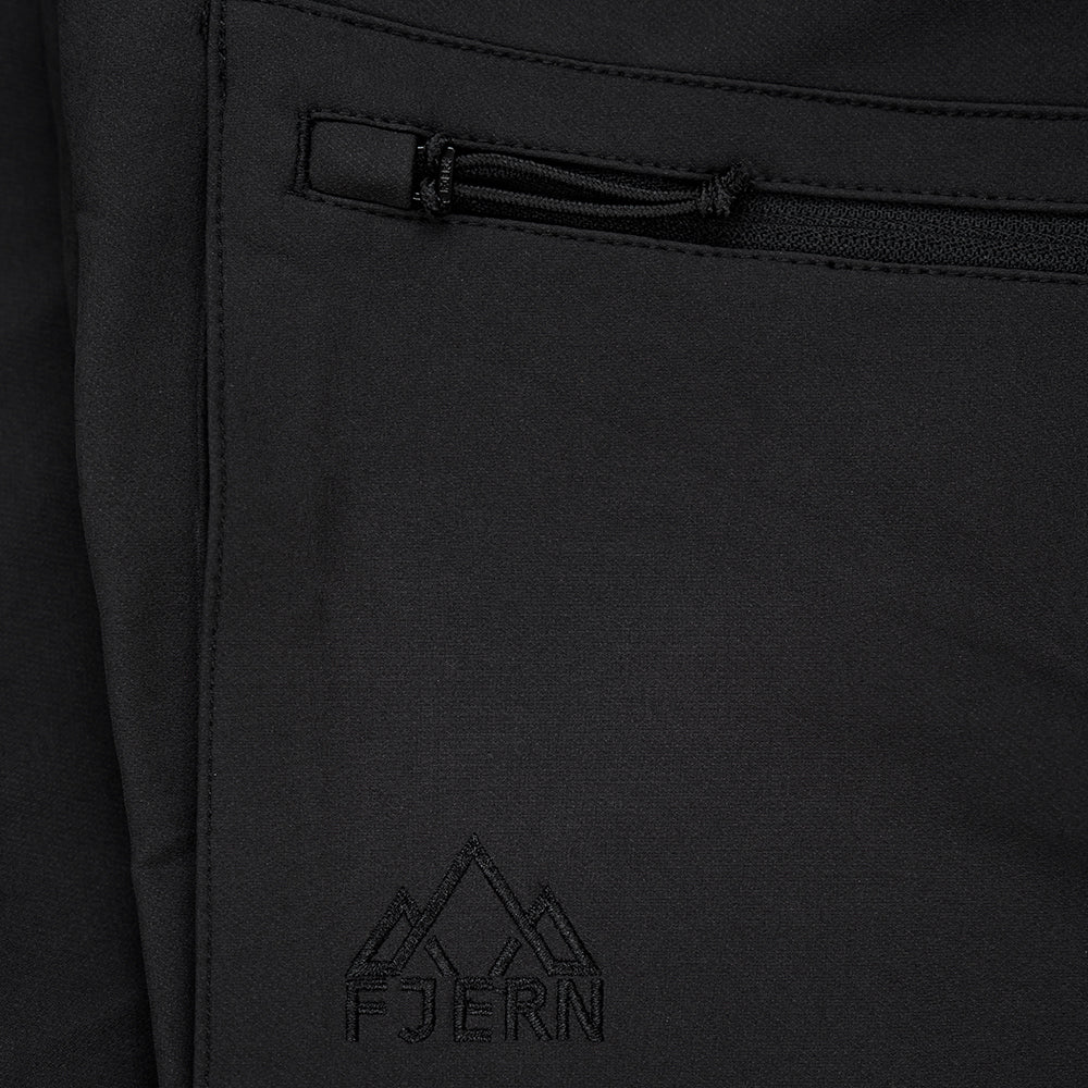 Fjern - Womens Hagna Eco Softshell Trousers (Black) | Explore the wild with trousers designed for the most challenging terrains