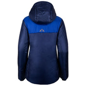 Fjern - Womens Husly Super Insulated Jacket (Navy/Electric) | Brave the extreme cold with our warmest insulated layer, perfect for climbing and outdoor adventures in frigid conditions