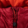 Fjern - Womens Husly Super Insulated Jacket (Red/Orange) | Brave the extreme cold with our warmest insulated layer, perfect for climbing and outdoor adventures in frigid conditions