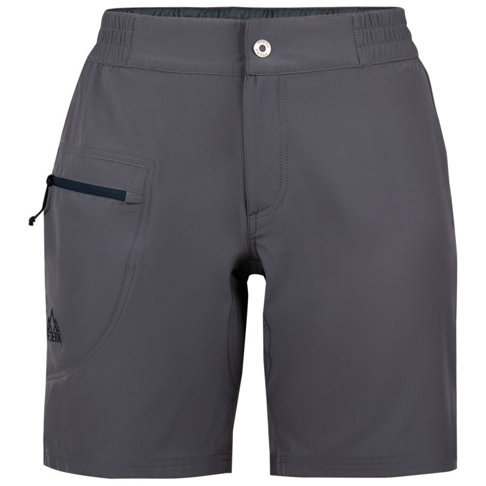 Fjern - Womens Klatring Softshell Shorts (Charcoal) | Our Klatring Shorts are designed for the avid hiker and adventurer