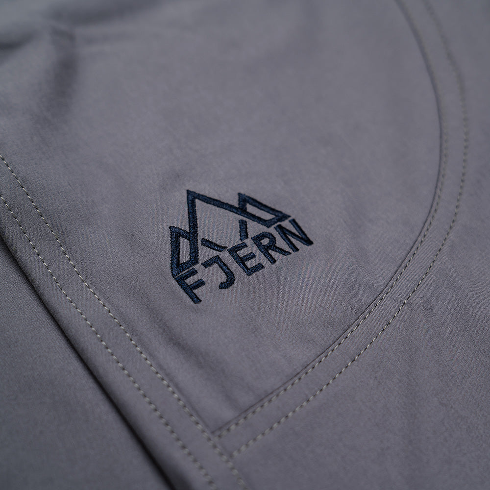Fjern - Womens Klatring Softshell Shorts (Charcoal) | Our Klatring Shorts are designed for the avid hiker and adventurer