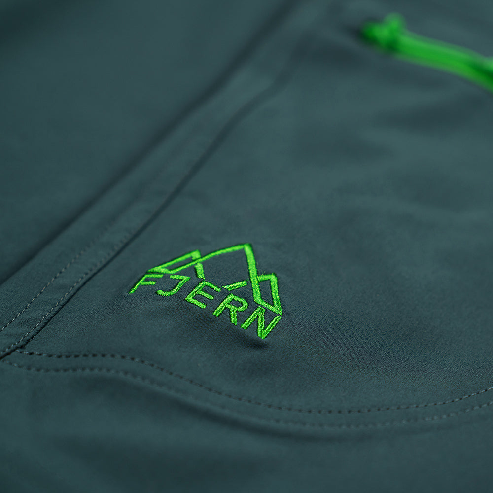 Fjern - Womens Klatring Softshell Shorts (Pine) | Our Klatring Shorts are designed for the avid hiker and adventurer