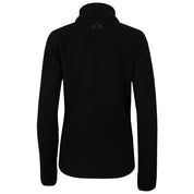 Fjern - Womens Koselig Polartec Fleece Jacket (Black/Rust) | Stay warm and cosy on your alpine adventures with our mid-layer Polartec fleece
