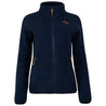 Fjern - Womens Koselig Polartec Fleece Jacket (Navy/Sunshine)