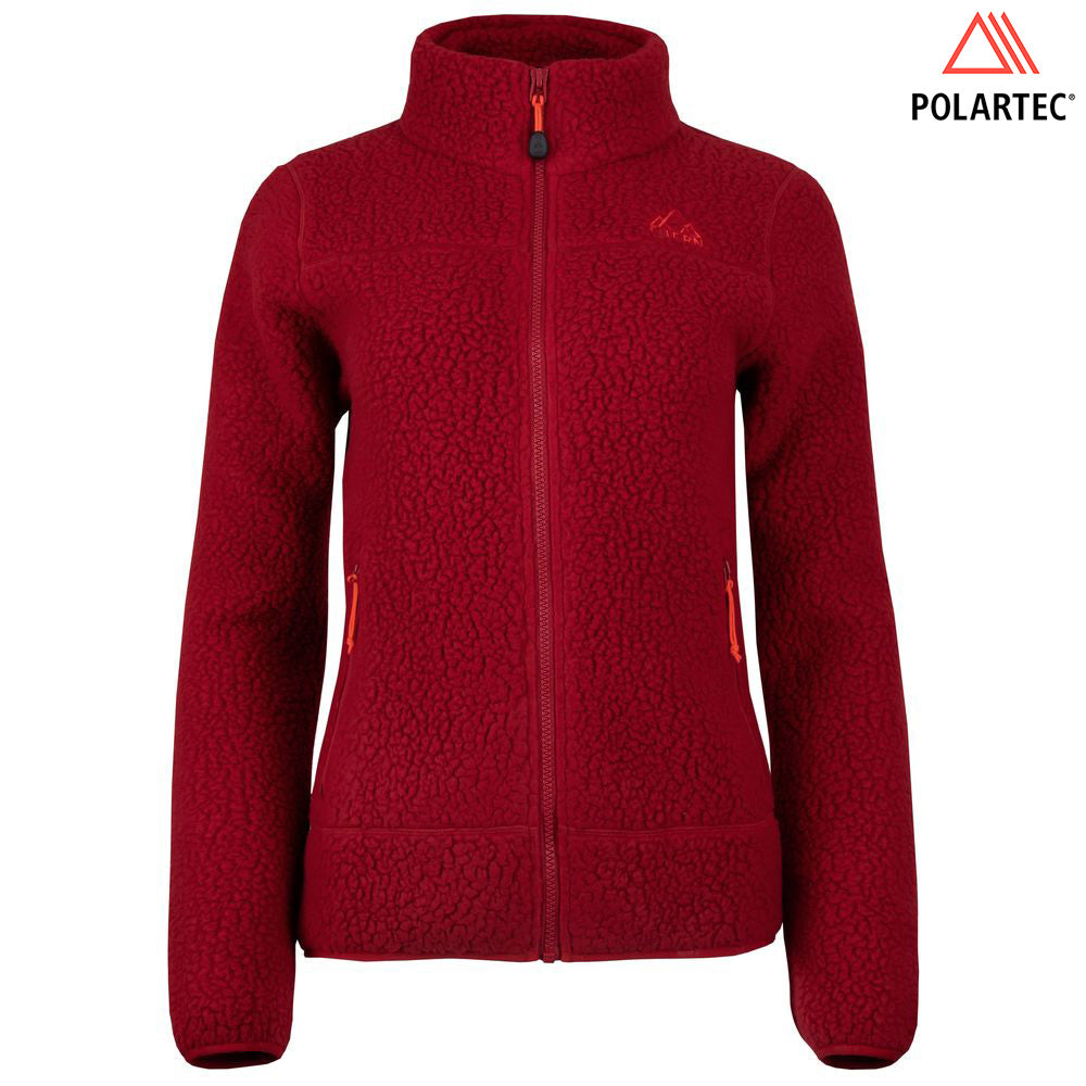 Orange) | Stay warm and cosy on your alpine adventures with our mid-layer Polartec fleece