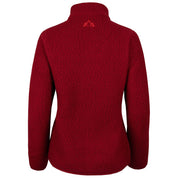 Fjern - Womens Koselig Polartec Fleece Jacket (Red/Orange) | Stay warm and cosy on your alpine adventures with our mid-layer Polartec fleece