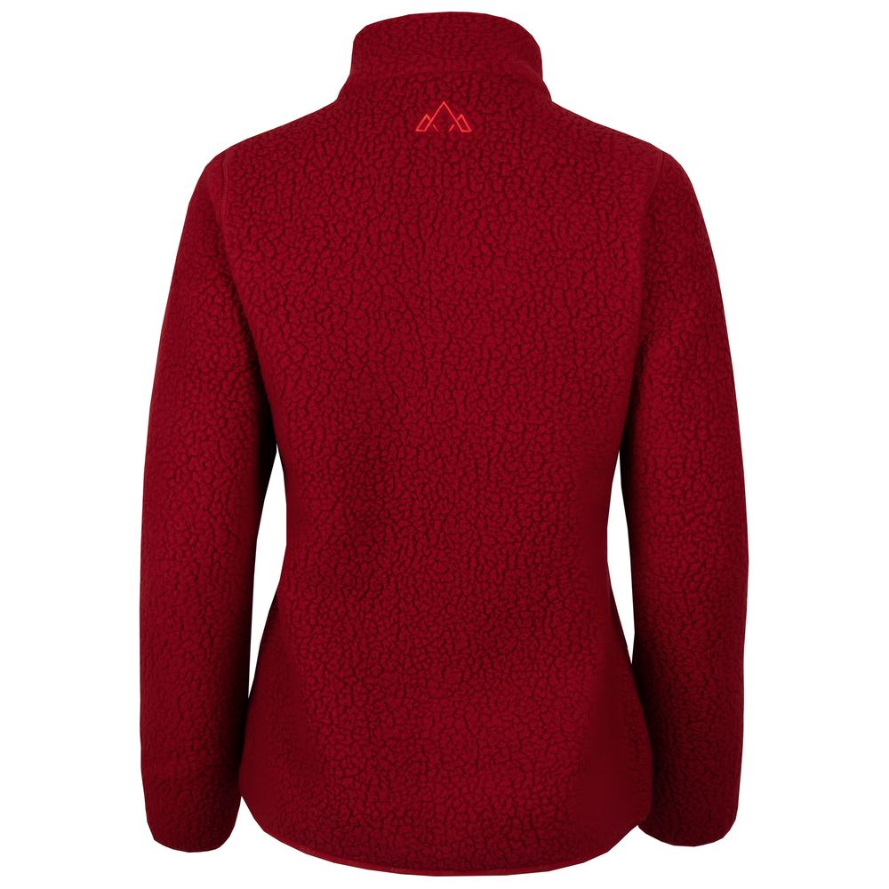 Womens Koselig Polartec Fleece Jacket (Red/Orange)