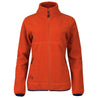 Fjern - Womens Mysig Eco Full Zip Fleece (Burnt Orange/Navy) | The Mysig Eco Fleece is your essential mid-layer for every outdoor adventure