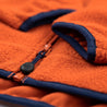 Fjern - Womens Mysig Eco Full Zip Fleece (Burnt Orange/Navy) | The Mysig Eco Fleece is your essential mid-layer for every outdoor adventure