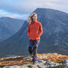 Fjern - Womens Mysig Eco Full Zip Fleece (Burnt Orange/Navy) | The Mysig Eco Fleece is your essential mid-layer for every outdoor adventure