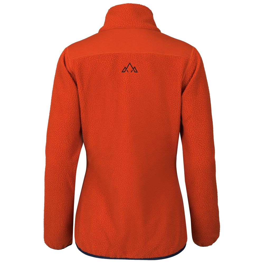 Orange fleece jacket sale
