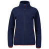 Fjern - Womens Mysig Eco Full Zip Fleece (Navy/Rust) | The Mysig Eco Fleece is your essential mid-layer for every outdoor adventure