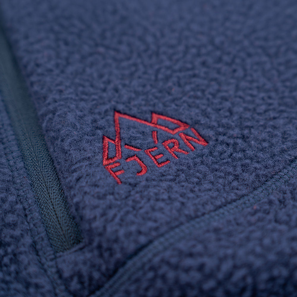 Fjern - Womens Mysig Eco Full Zip Fleece (Navy/Rust) | The Mysig Eco Fleece is your essential mid-layer for every outdoor adventure