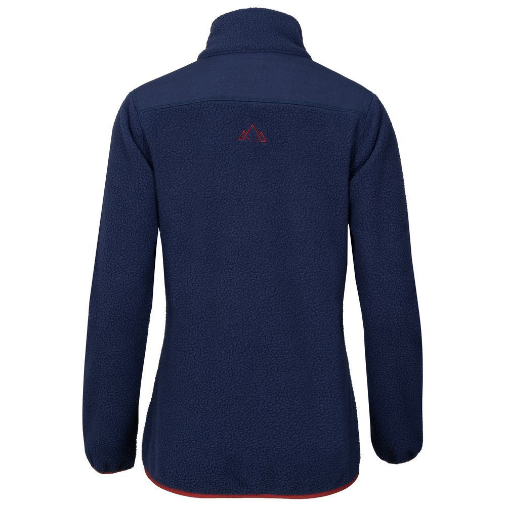 Fjern - Womens Mysig Eco Full Zip Fleece (Navy/Rust) | The Mysig Eco Fleece is your essential mid-layer for every outdoor adventure