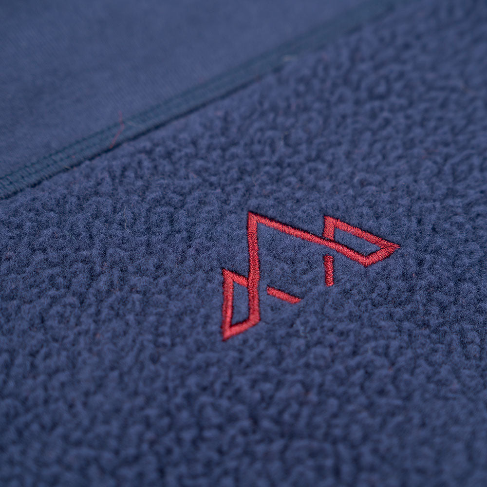 Fjern - Womens Mysig Eco Full Zip Fleece (Navy/Rust) | The Mysig Eco Fleece is your essential mid-layer for every outdoor adventure