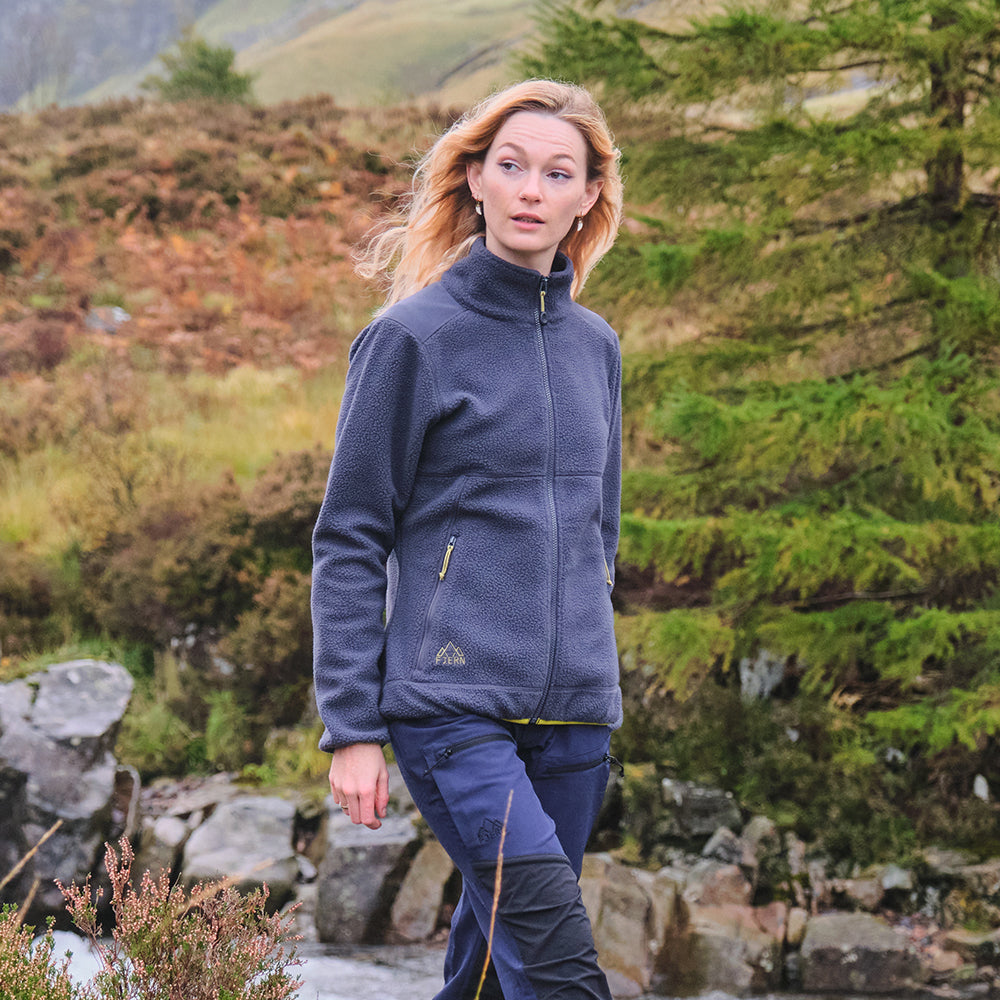 Lime) | The Mysig Eco Fleece is your essential mid-layer for every outdoor adventure