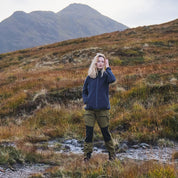 Fjern - Womens Mysig Eco Full Zip Fleece (Storm/Lime) | The Mysig Eco Fleece is your essential mid-layer for every outdoor adventure