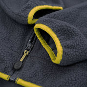 Fjern - Womens Mysig Eco Full Zip Fleece (Storm/Lime) | The Mysig Eco Fleece is your essential mid-layer for every outdoor adventure
