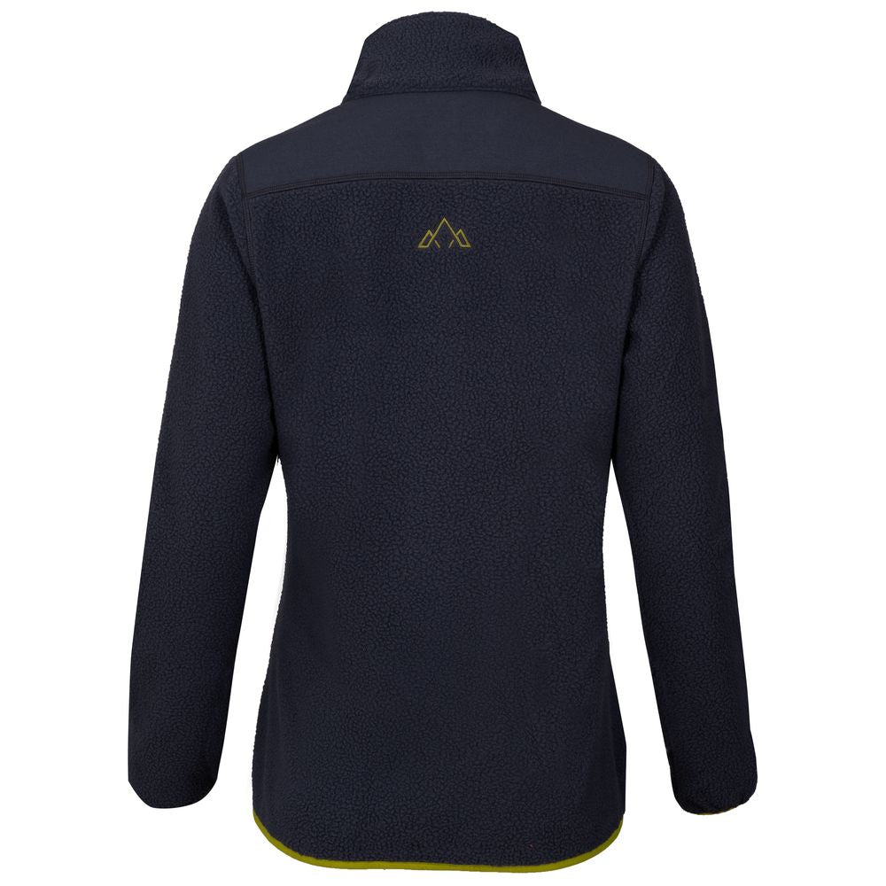 Fjern - Womens Mysig Eco Full Zip Fleece (Storm/Lime) | The Mysig Eco Fleece is your essential mid-layer for every outdoor adventure