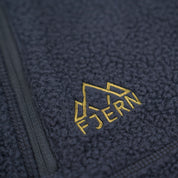 Fjern - Womens Mysig Eco Full Zip Fleece (Storm/Lime) | The Mysig Eco Fleece is your essential mid-layer for every outdoor adventure