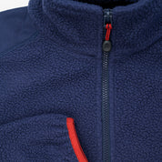 Fjern - Womens Mysig Eco Half Zip Fleece (Navy/Rust) | The Mysig Eco Fleece is your essential mid-layer for every outdoor adventure