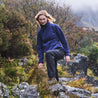 Fjern - Womens Mysig Eco Half Zip Fleece (Navy/Rust) | The Mysig Eco Fleece is your essential mid-layer for every outdoor adventure