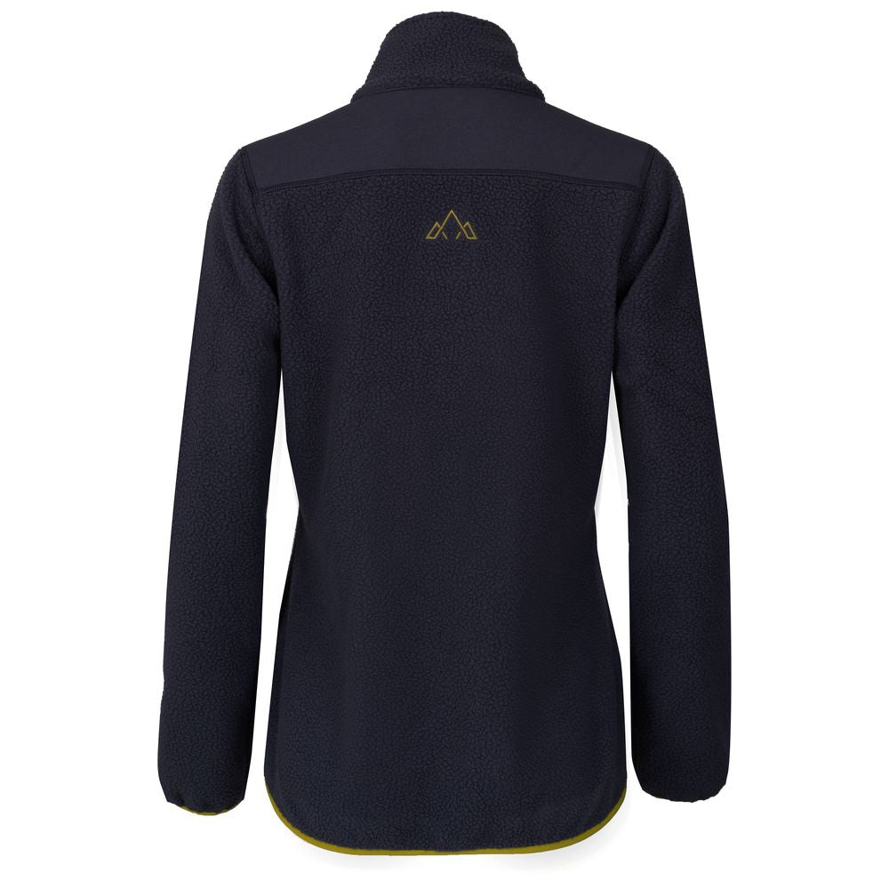 Fjern - Womens Mysig Eco Half Zip Fleece (Storm/Lime) | The Mysig Eco Fleece is your essential mid-layer for every outdoor adventure