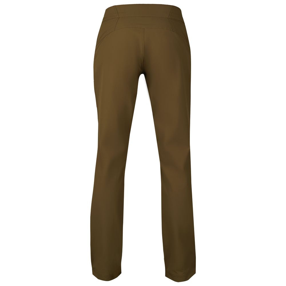 Fjern - Womens Nord Softshell Trousers (Moss) | Conquer any terrain with our Nord mountaineering trousers, designed for all-season hiking